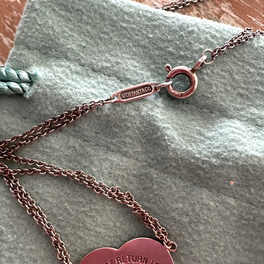 Authentic Tiffany Double Chain Necklace - Picture 3 of 4